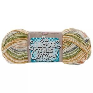 I Love This 100% Cotton Brand Yarn 362 Harvest Hues 3oz 85g Medium Variegated